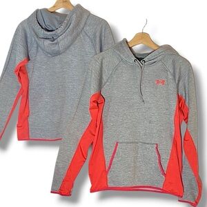Under Armour Neon Pink/Gray Athletic Hoodie